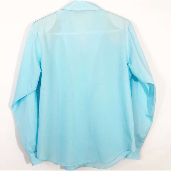 VINTAGE DIANE VON FURSTENBERG BUTTON DOWN SHIRT - Picture 7 of 7